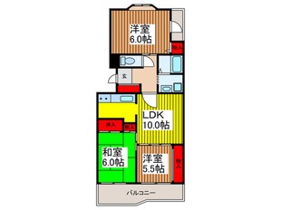 寺山ハイツの物件間取画像